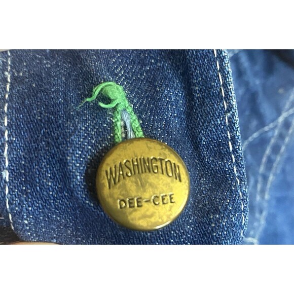 Washington Dee Cee Sanforized Overalls Carpenter Vintage Rare Unisex - Picture 5 of 13